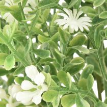 Artikel Konstgjorda blommor vit Konstgjord blombukett isväxt vit 26cm