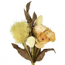 Artikel Konstgjord blombukett ros hortensia dry look vintage dekoration 38cm