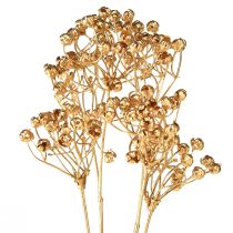 Artikel Konstgjorda växter lin konstgjorda guld Adventsdekoration 54cm 4 st