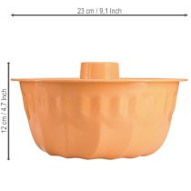 Artikel Dekorativ bakform i metall, Bundtkaka, orange, Ø23cm, H12cm