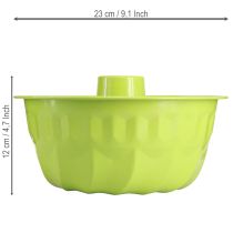 Artikel Dekorativ Bundt-form i metall, äppelgrön, Ø23cm H12cm