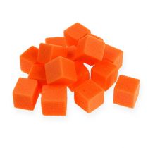 Våtskum mini-kub orange 300p