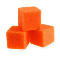 Våtskum mini-kub orange 300p