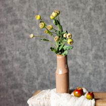 Artikel Konstgjord vallmodekorationsbukett, realistiska blommor för heminredning, 61 cm, 3 stycken