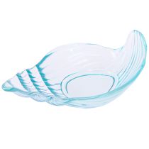 Artikel Skaltallrik dekorativ snigelglasskål blå 19,5/21cm 2st