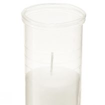 Artikel Påfyllningsljus för gravljus vit 84h H17cm 5 st