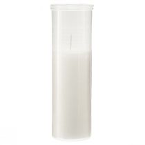 Artikel Påfyllningsljus för gravljus vit 84h H17cm 5 st