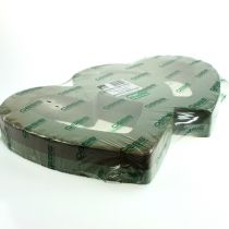 Artikel Vått skumhjärta dubbelt 38cm öppet