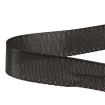Artikel Dekorativt band presentband svart band selvedge 15mm 3m 10 st