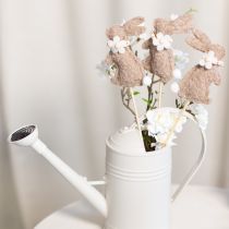 Artikel Dekorativ påskharefigur för vårdekorationer och säsongsbetonade accenter, 42 cm, 8 stycken