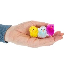 Artikel Påskkyllingset för glada vårdekorationer och pyssel, 4 cm, 10 delar