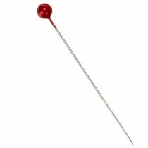 Artikel Pärlhuvudstift Ø6mm 65mm Röda