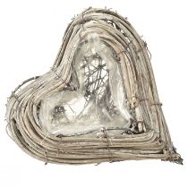 Artikel Plantera hjärtrottingrankor i naturvit 13cmx14cm 2st