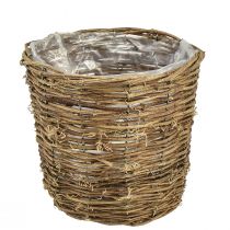Artikel Växtkorg gjord av vinväxtkruka naturlig 20cmx17cmx14cm