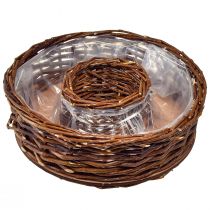 Artikel Natural Willow Plant Rings i två storlekar - 32cm &amp; 25cm - Idealisk för dukning - Set med 2