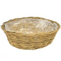 Artikel Plantskål dekorativ skål rund naturliga vinstockar Ø35cm H12cm