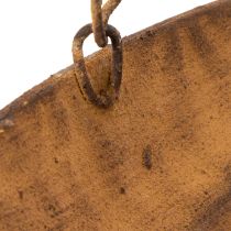 Artikel Dekorativ hängande skål, trädgårdsdekoration, rostfri, Ø31cm, L62cm