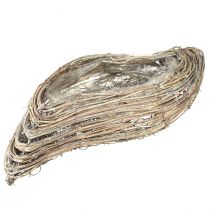 Artikel Växtbåt växt vågrotting naturvit 45x16cm