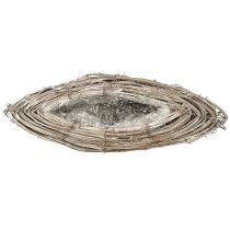 Artikel Krukor av rottingvin, naturvita, 40x13cm, 2 stycken - Dekorativa växter för lantlig stil