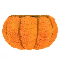 Artikel Kruka pumpadekoration orange/gulgrön sisal Ø21cm H12cm
