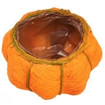 Artikel Kruka pumpadekoration orange/gulgrön sisal Ø21cm H12cm