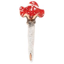 Artikel Svampplugg Dekorativ Figur Flicka och Pojke Flugsvamp med Ansikte 13cm 2st