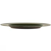 Artikel Elegant mörkgrön plasttallrik 28 cm 4st
