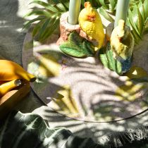 Artikel Bordstabletter Runda Grå Filt Sommar Citron 31cm 2 st