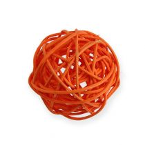 Rottingbollar Ø4,5cm orange blandade 30st