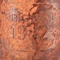 Artikel Rostig dekorativ vattenkanna, mini-växtkruka, metall, Ø10 cm, H9 cm