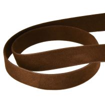 Artikel Sammetsband brunt dekorband 15mm 7m
