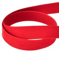Artikel Sammetsband rött dekorativt band sammet 15mm 7m