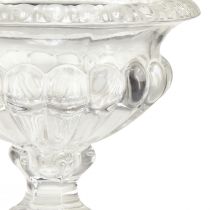 Artikel Klassisk glasskål med bas i vintagedesign – Klar, Ø13cm x 11 cm – Mångsidig användning för trofédekoration