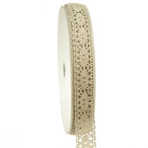 Artikel Spetsband dekorativt band spets beige B18mm 20m