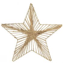 Artikel Star Jute Natural Rustik Julstjärna 30cm 4st