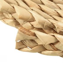 Artikel Halmband dekorativt band flätat smyckesband naturligt B2cm L4m