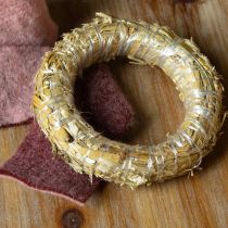 Artikel Sugrörskransämne, halmkransbas, halmring 15/3 cm, 2 stycken