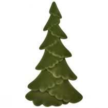Artikel Julgransdekoration Julgran gran flockade grön 76cm