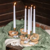 Artikel Torkad frukt Bell Cup blekt Begravningsflorist 8,5-11cm 10 st