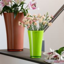 Artikel Vas Grön Blomvas Dekorativ Vas Fizzy Oliv Ø16,5cm H27cm