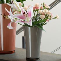 Artikel Vas “Fizzy” Ø16cm H27cm platinagrå 1 st