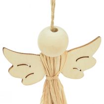 Artikel Julängel Julgransdekoration ängel raffia 11cm 12 st