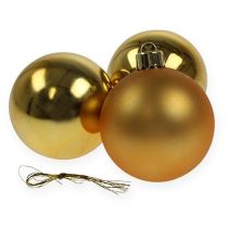 Artikel Julkula plast guld 6cm 12 st