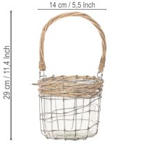 Artikel Hängande lykta, glas, metall, pil, Ø14,5 cm, 2 stycken