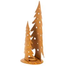 Artikel Julgranslykta, metalldekoration i rustik finish, jul H46cm B25.5cm