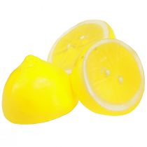 Artikel Citron dekorativa citronhalvor konstgul 5,5×4,5cm 36 st