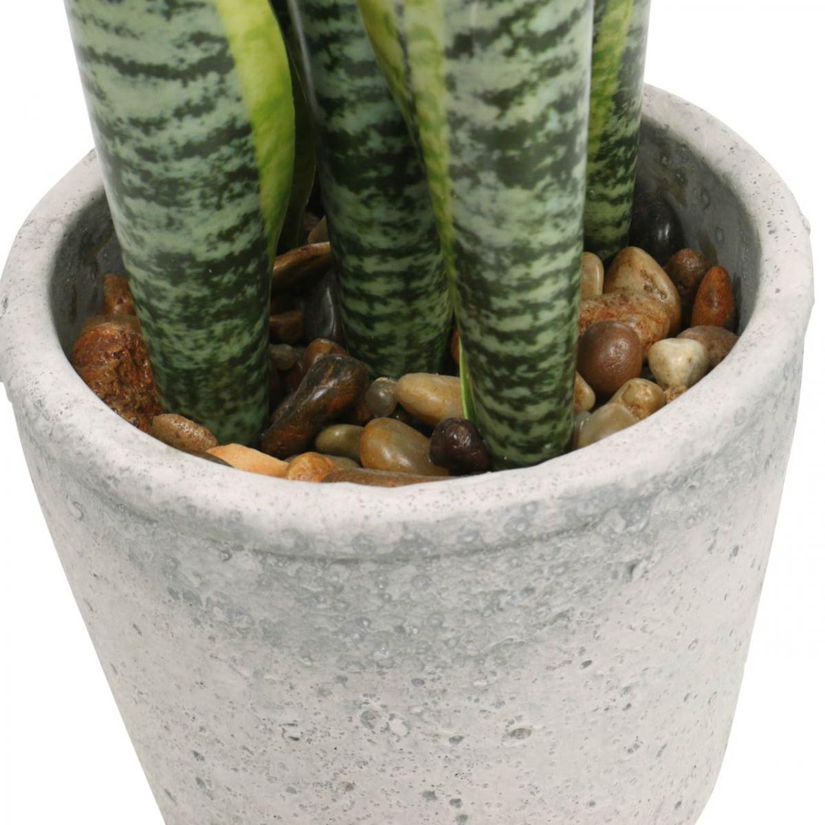 Floristik24.se Konstgjord hampa, grön växt i kruka, Sansevieria H39cm Ø12cm