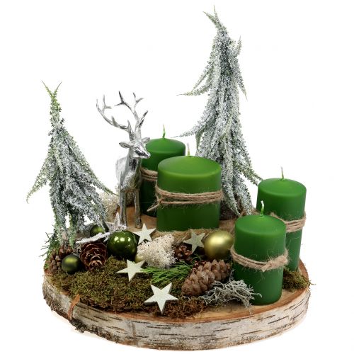 Floristik24 Dekorativ figur hjort silver 16,5 cm