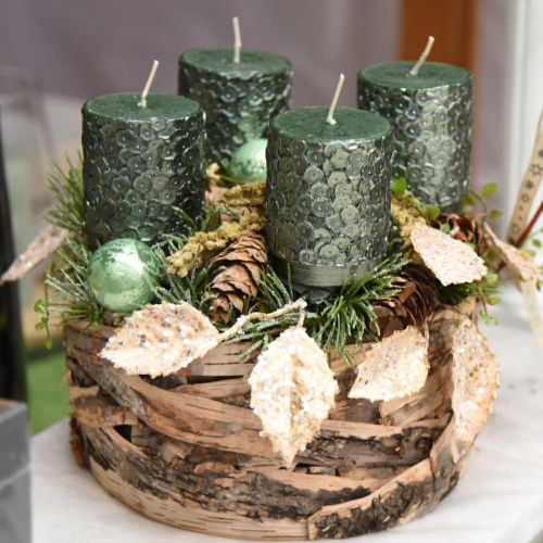 Floristik24 Dekorativ gren guld och glitter Juldekoration grenglitter 65cm