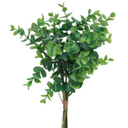 Floristik24 Konstgjorda eukalyptusgrenar konstgjorda växter grön 34cm 6st